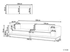 4 Seater Boucle Sofa Off-White VENG