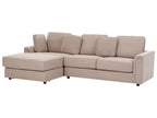 Corner Sofa KOHLO Fabric Taupe 4 Seater Right Hand
