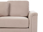 Corner Sofa KOHLO Fabric Taupe 4 Seater Right Hand