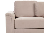 Corner Sofa KOHLO Fabric Taupe 4 Seater Left Hand