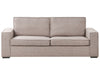 Sofa Bed Fabric Light Brown 3 Seater