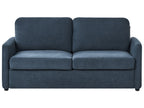 Sofa Bed BENNAS Fabric Blue 3 Seater