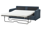 Sofa Bed BENNAS Fabric Blue 3 Seater