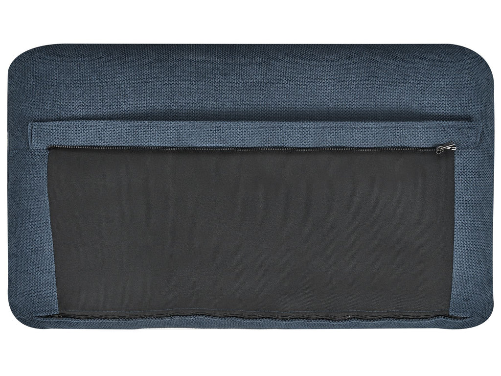 Sofa Bed BENNAS Fabric Blue 3 Seater
