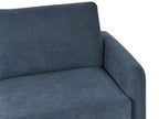 Sofa Bed BENNAS Fabric Blue 3 Seater