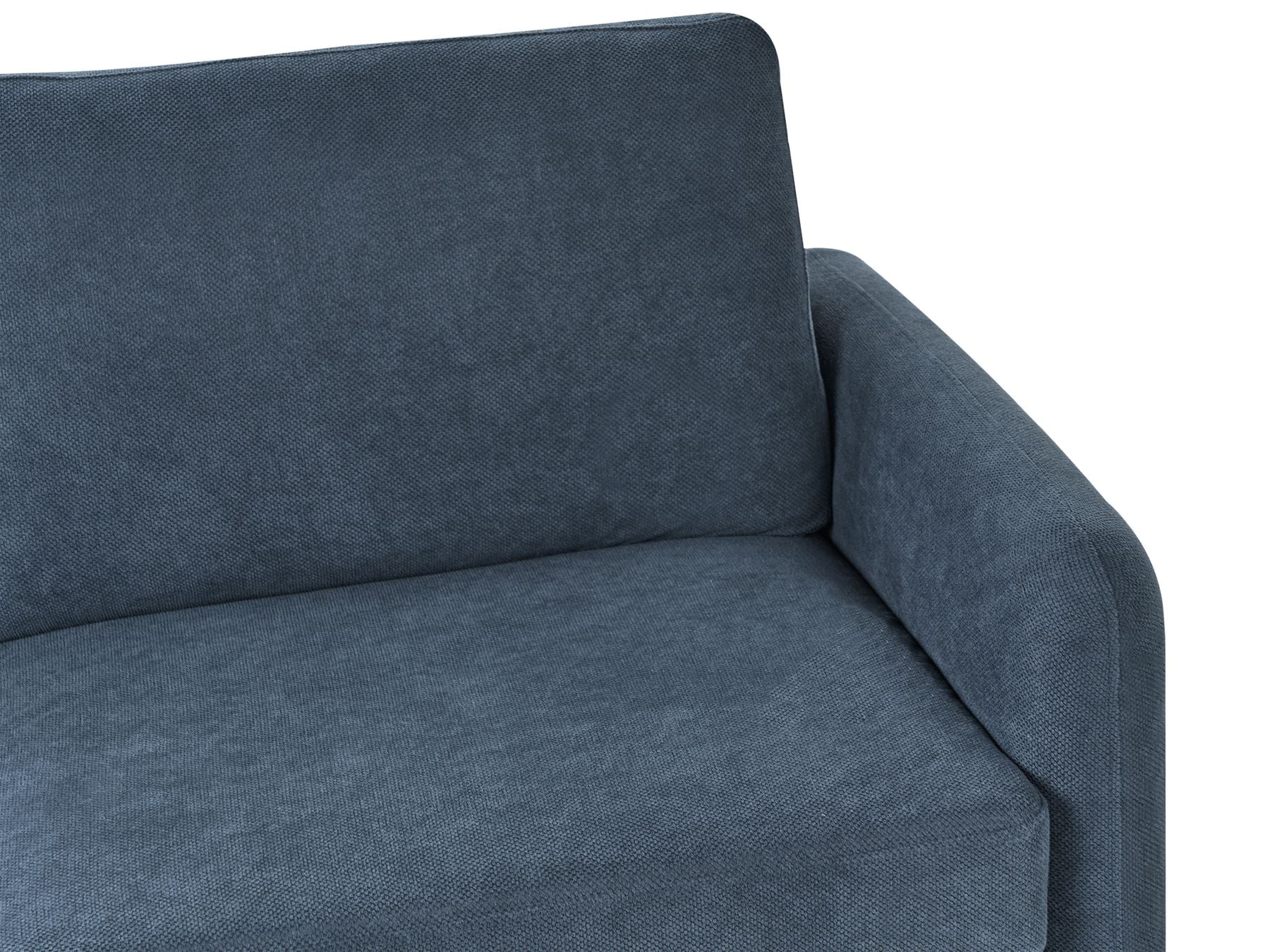 Sofa Bed BENNAS Fabric Blue 3 Seater