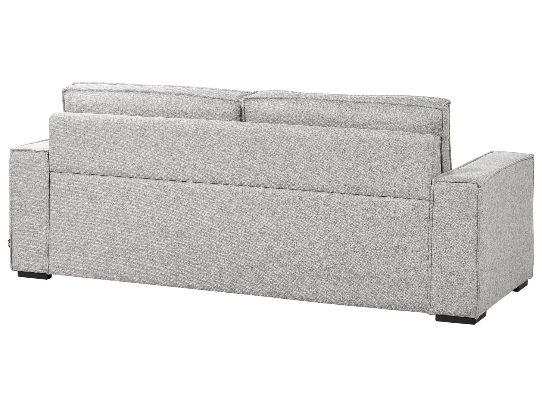 Sofa Bed VUOKATTI Fabric Light Grey 3 Seater