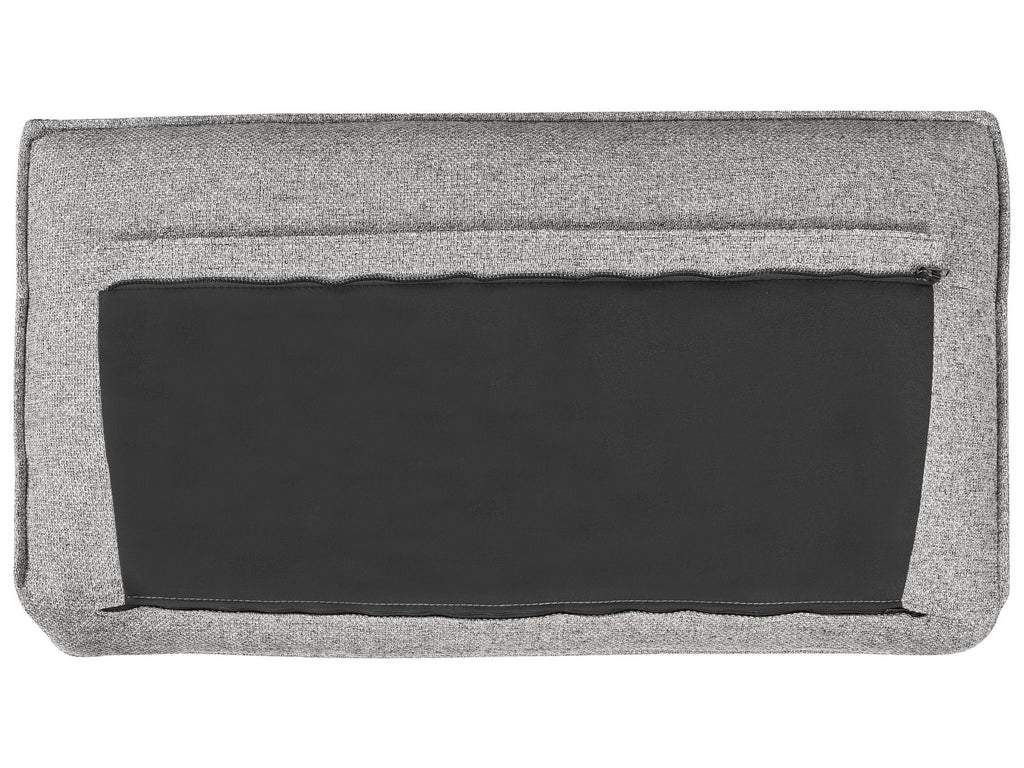 Sofa Bed VUOKATTI Fabric Light Grey 3 Seater