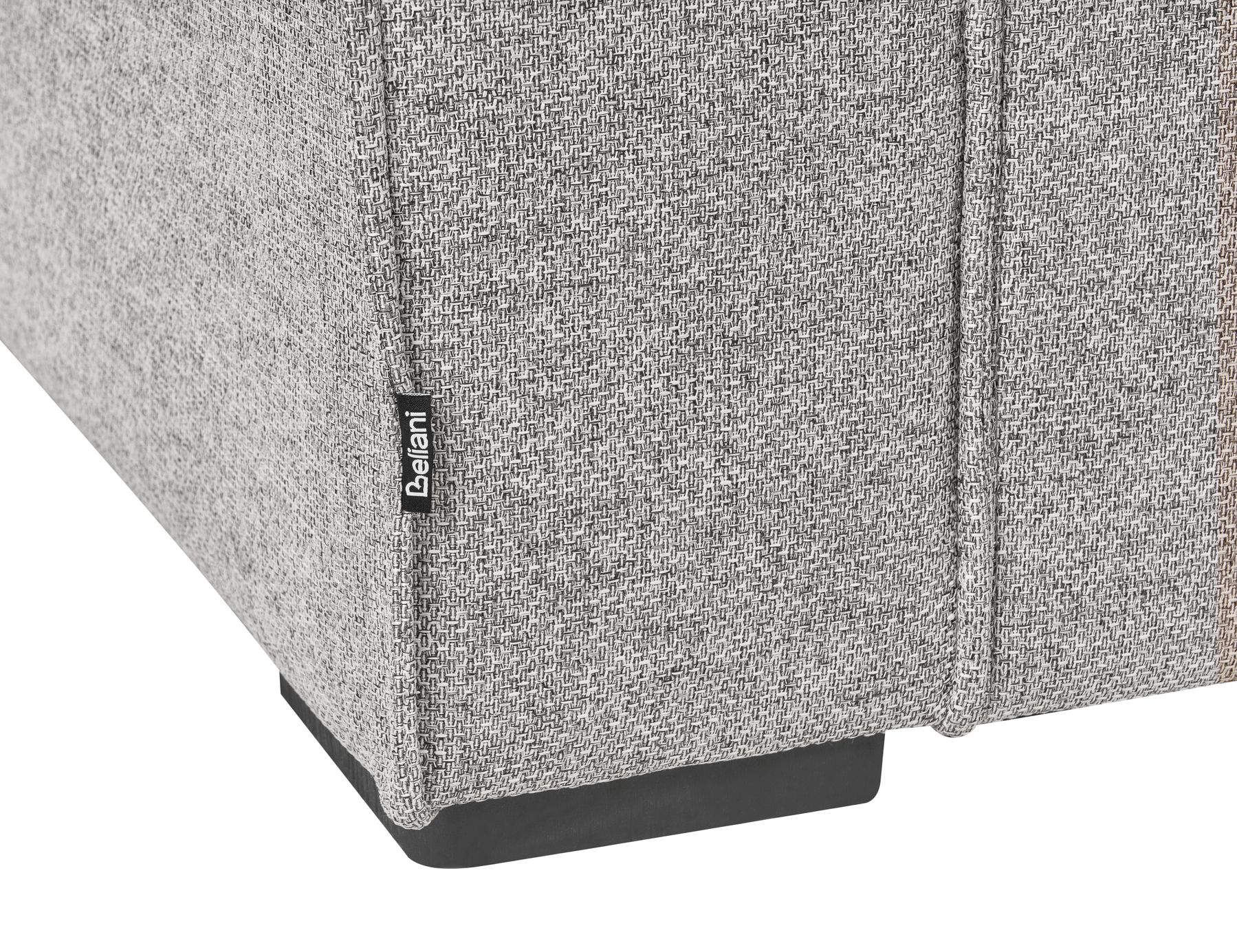 Sofa Bed VUOKATTI Fabric Light Grey 3 Seater