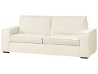 Sofa Bed VUOKATTI Boucle Off-White 3 Seater