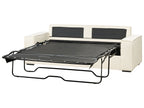 Sofa Bed VUOKATTI Boucle Off-White 3 Seater