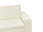 Sofa Bed VUOKATTI Boucle Off-White 3 Seater