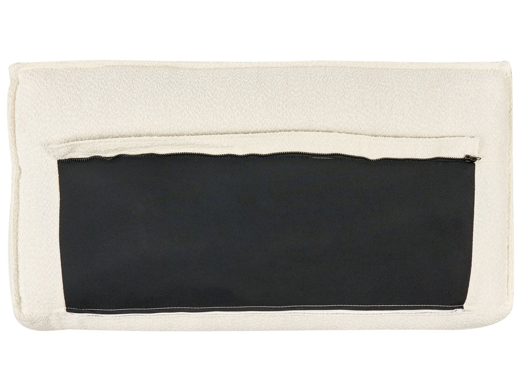 Sofa Bed VUOKATTI Boucle Off-White 3 Seater