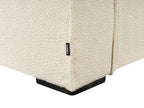 Sofa Bed VUOKATTI Boucle Off-White 3 Seater