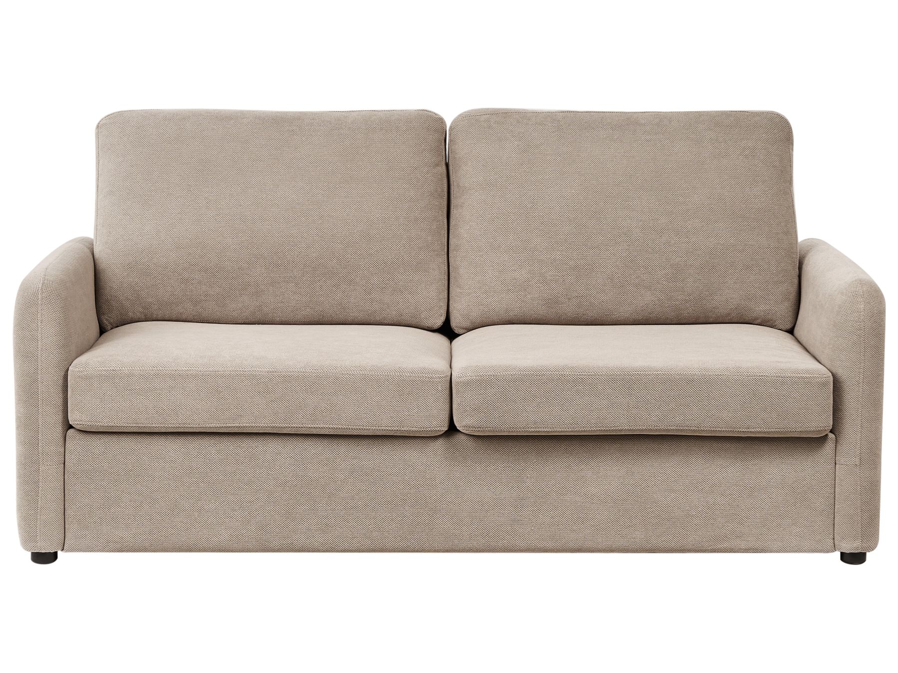 Sofa Bed BENNAS Fabric Taupe 3 Seater