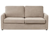 Sofa Bed Fabric Taupe 3 Seater