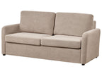 Sofa Bed BENNAS Fabric Taupe 3 Seater