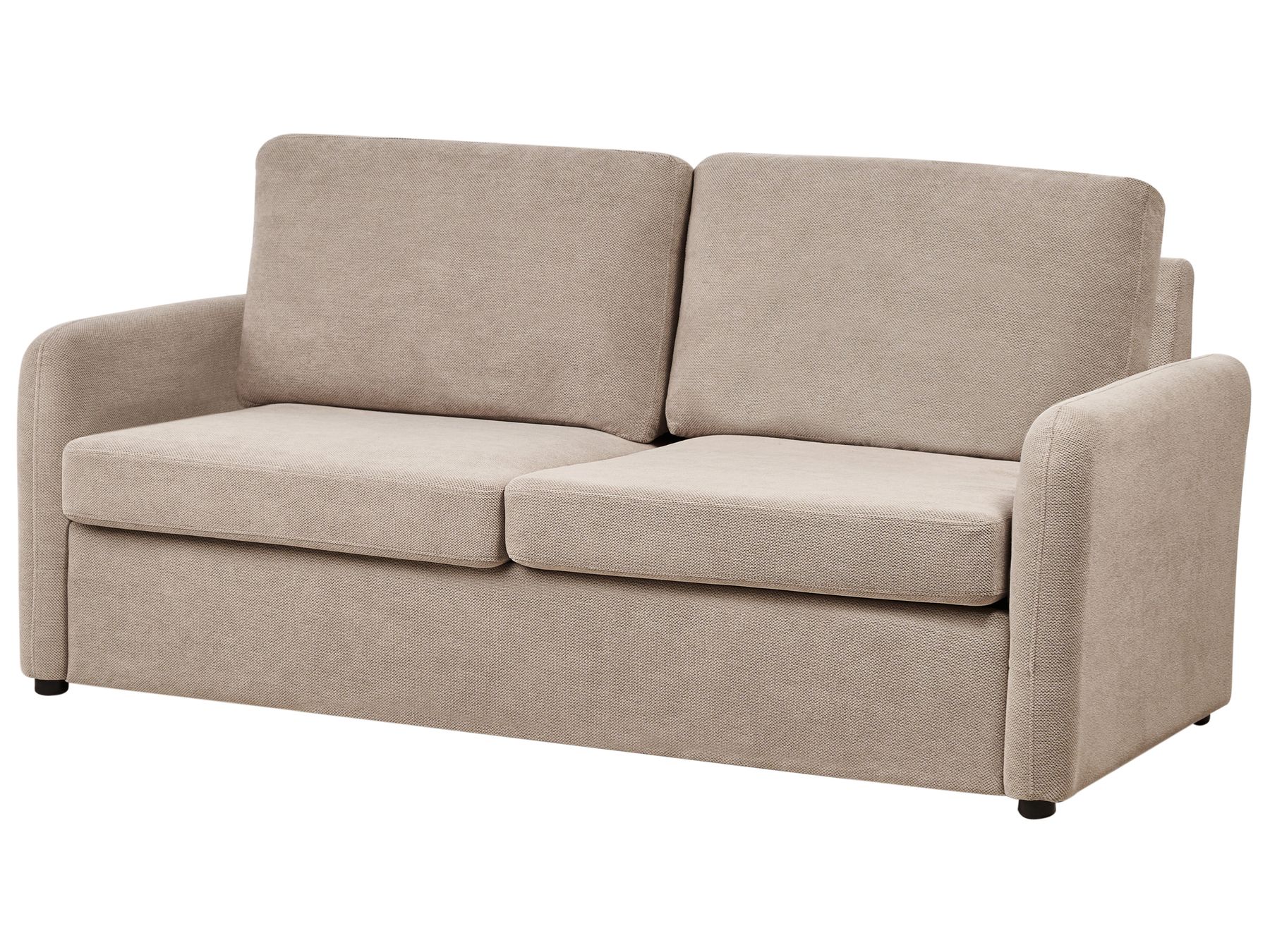 Sofa Bed BENNAS Fabric Taupe 3 Seater
