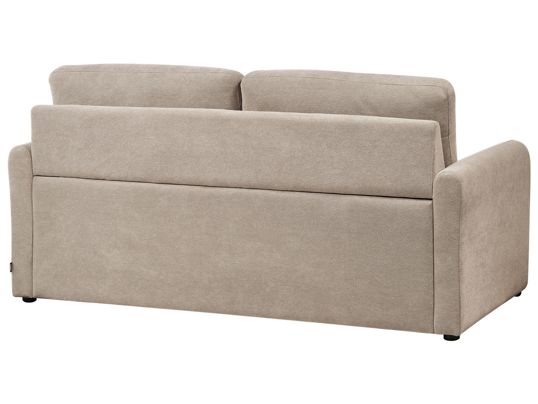 Sofa Bed BENNAS Fabric Taupe 3 Seater