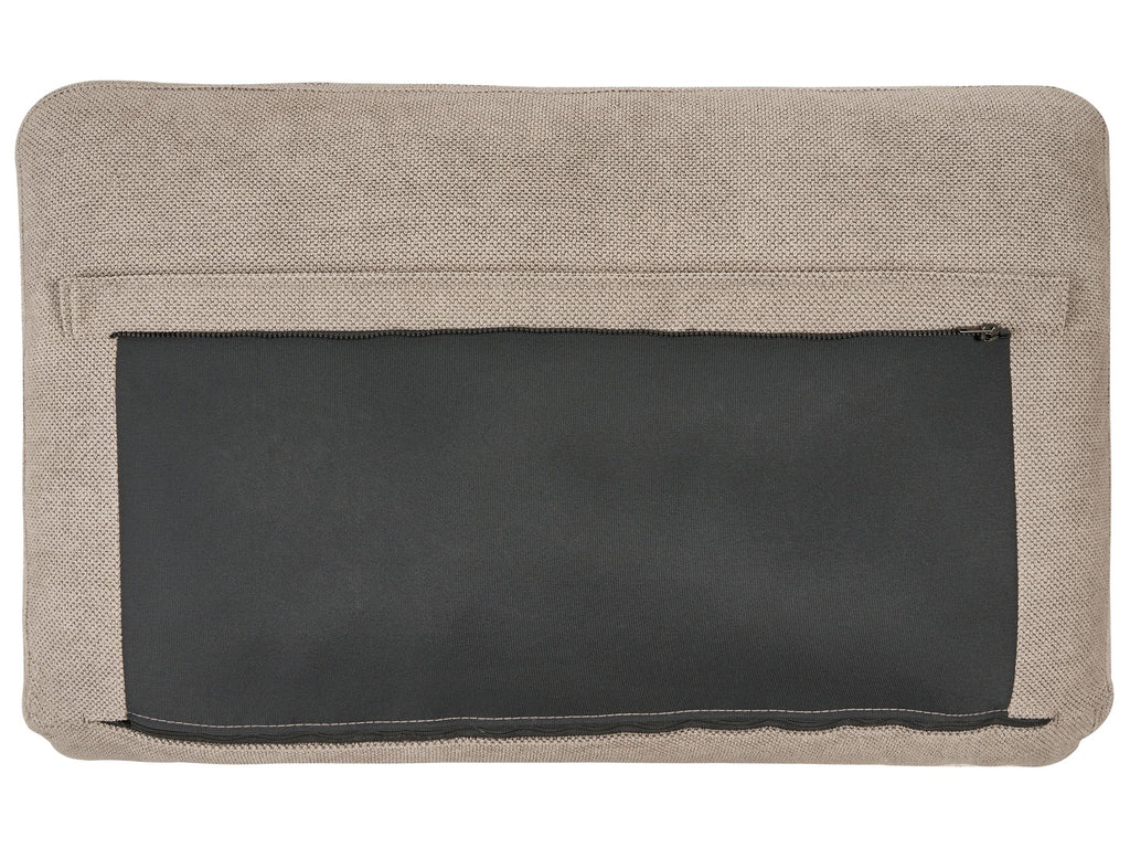 Sofa Bed BENNAS Fabric Taupe 3 Seater