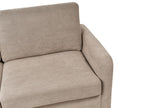 Sofa Bed BENNAS Fabric Taupe 3 Seater