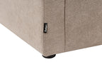 Sofa Bed BENNAS Fabric Taupe 3 Seater