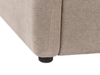 Sofa Bed BENNAS Fabric Taupe 3 Seater