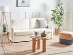 Sofa Bed BENNAS Boucle Light Beige 3 Seater