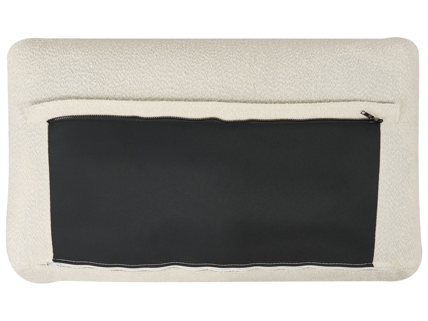 Sofa Bed BENNAS Boucle Light Beige 3 Seater