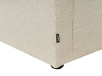 Sofa Bed BENNAS Boucle Light Beige 3 Seater