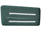 Corner Sofa LUNNER Corduroy Dark Green 4 Seater Left Hand