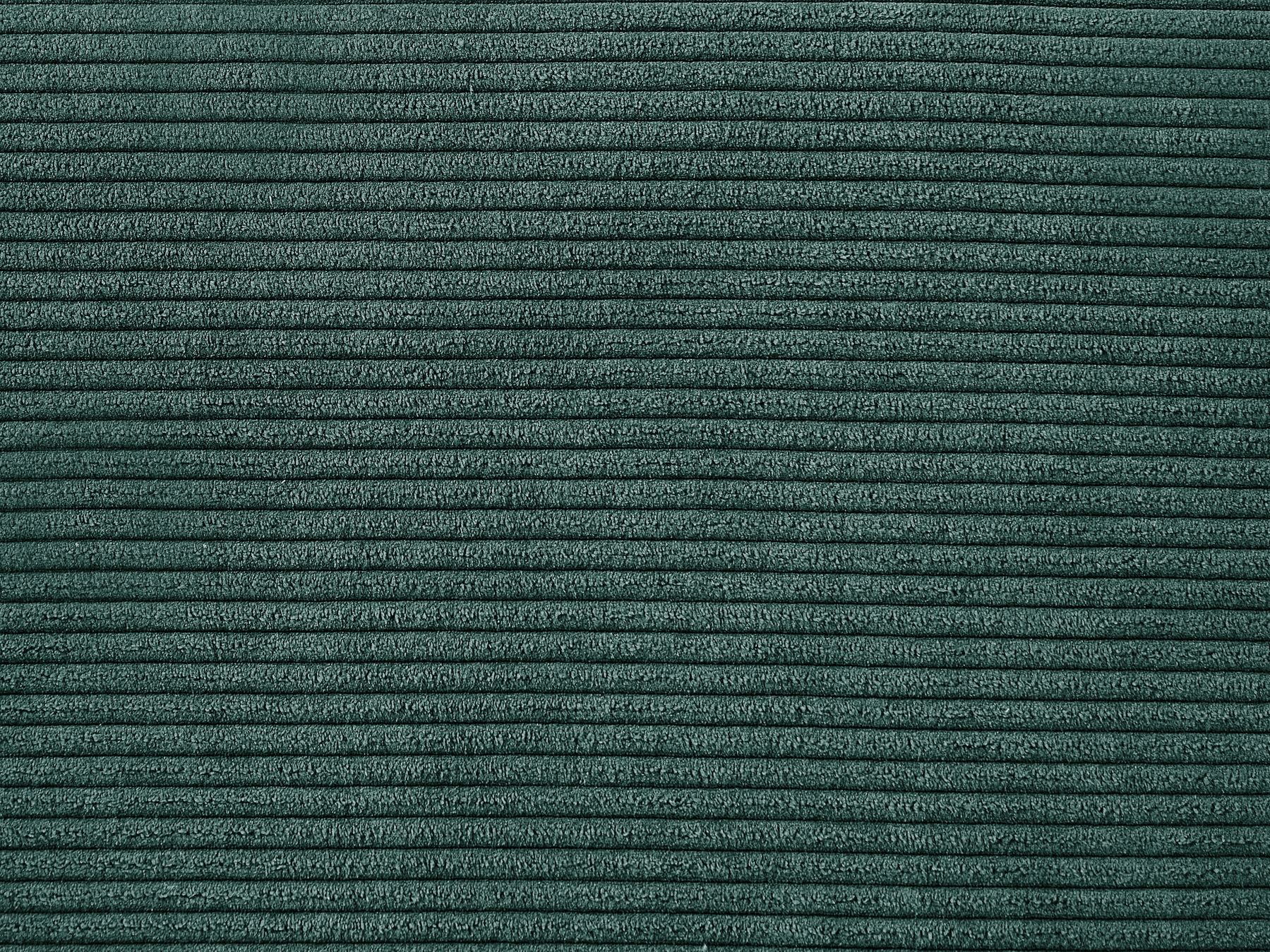 Corner Sofa LUNNER Corduroy Dark Green 4 Seater Left Hand