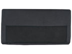 Right Hand 2 Seater Fabric Corner Sofa Black BREDA