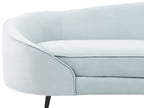 Velvet Sofa Light Blue SAVAR