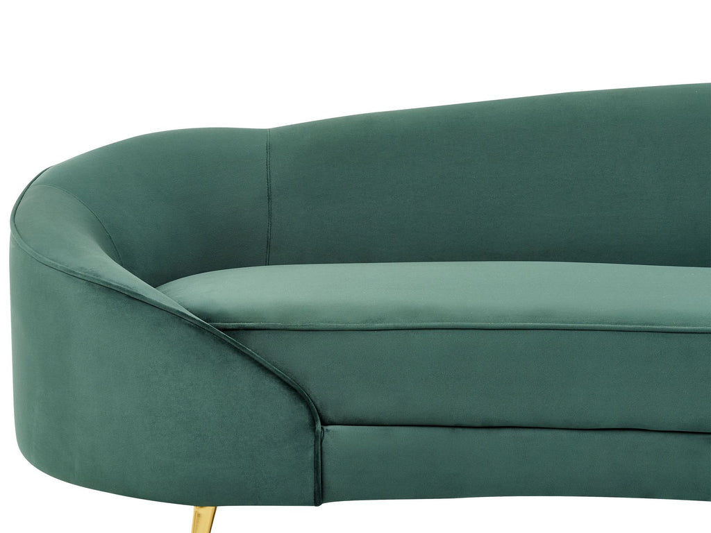 Velvet Sofa Emerlad Green SAVAR