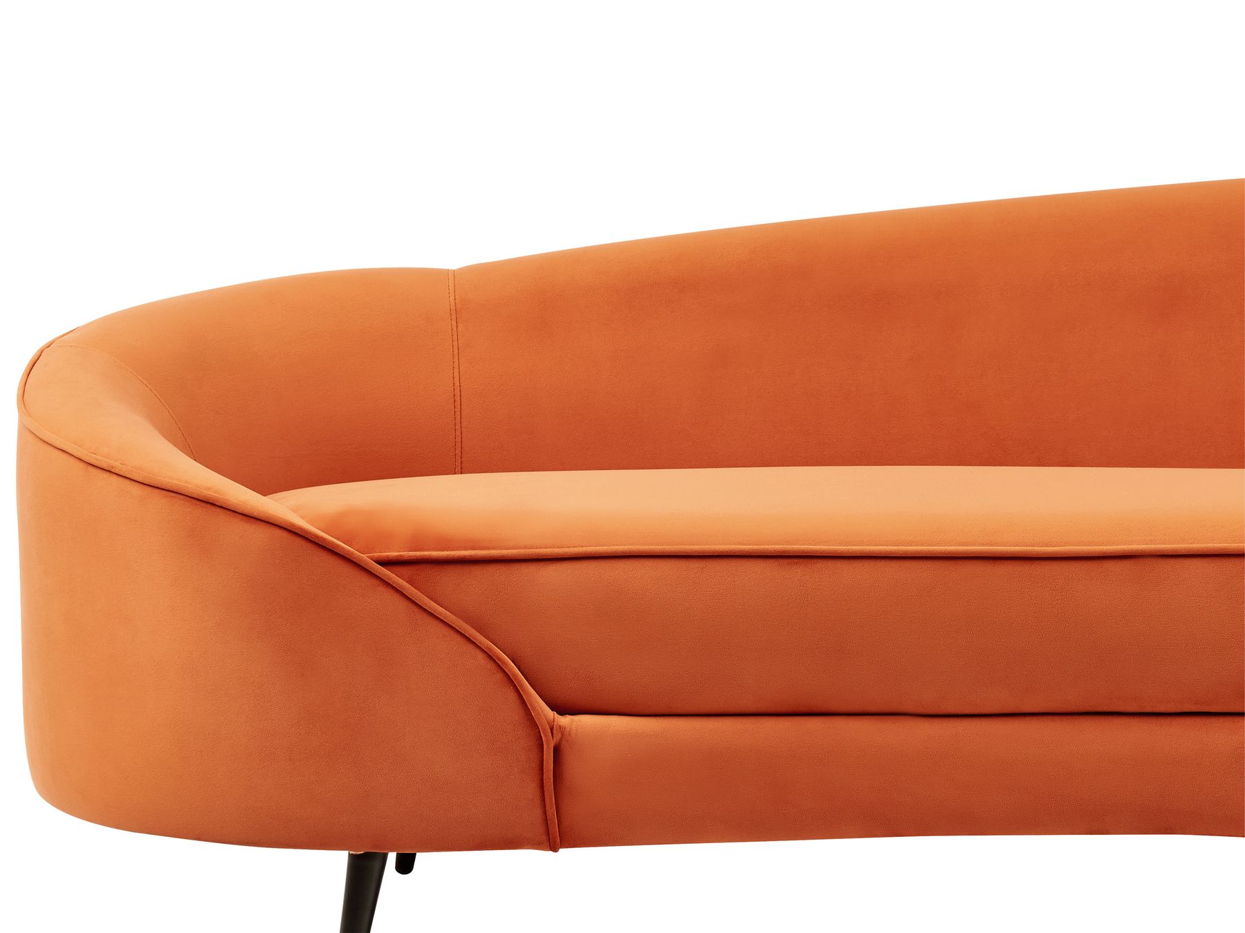 Velvet Sofa Orange SAVAR