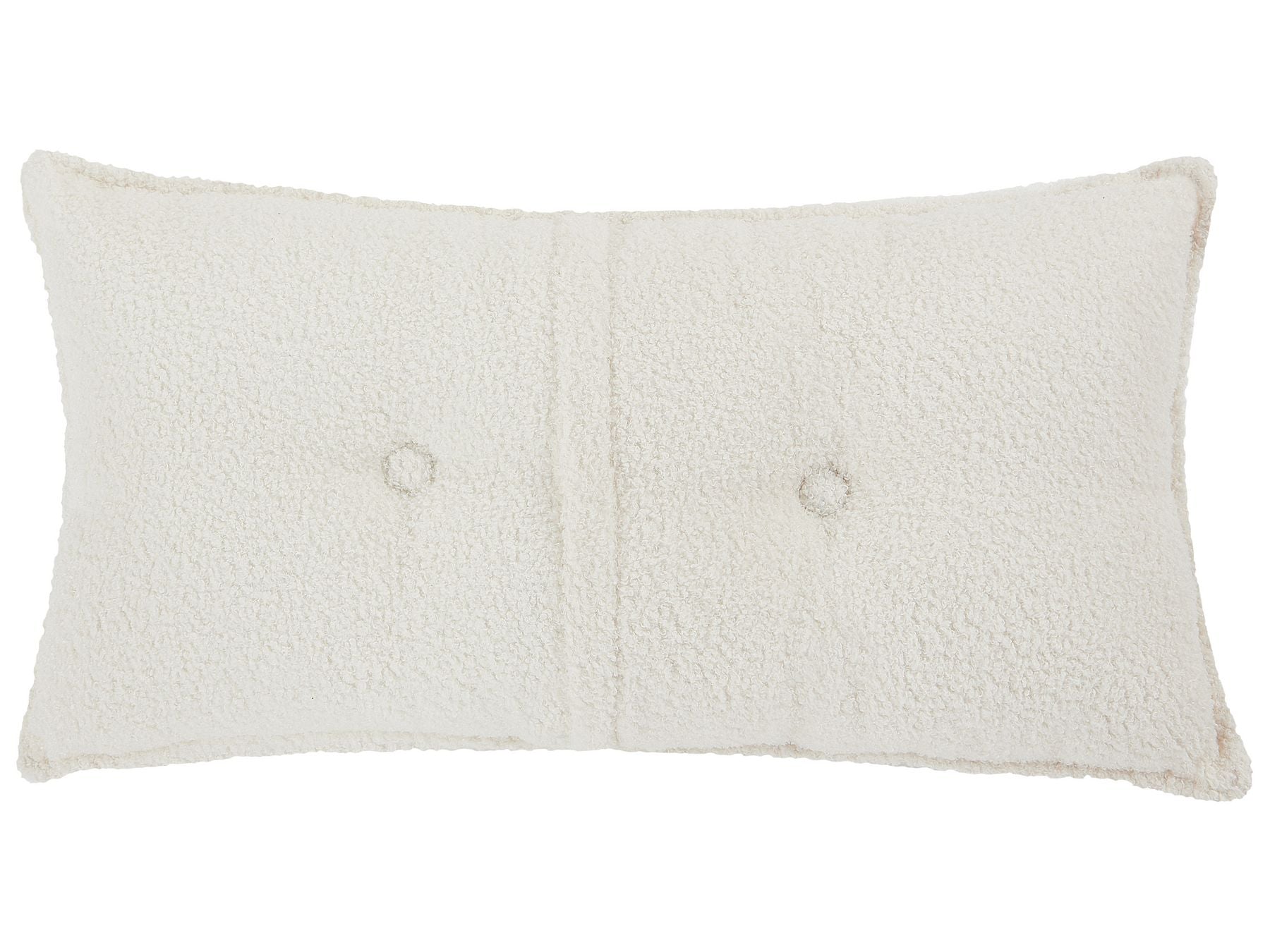 Left Hand Boucle Corner Sofa Off-White DOLVA