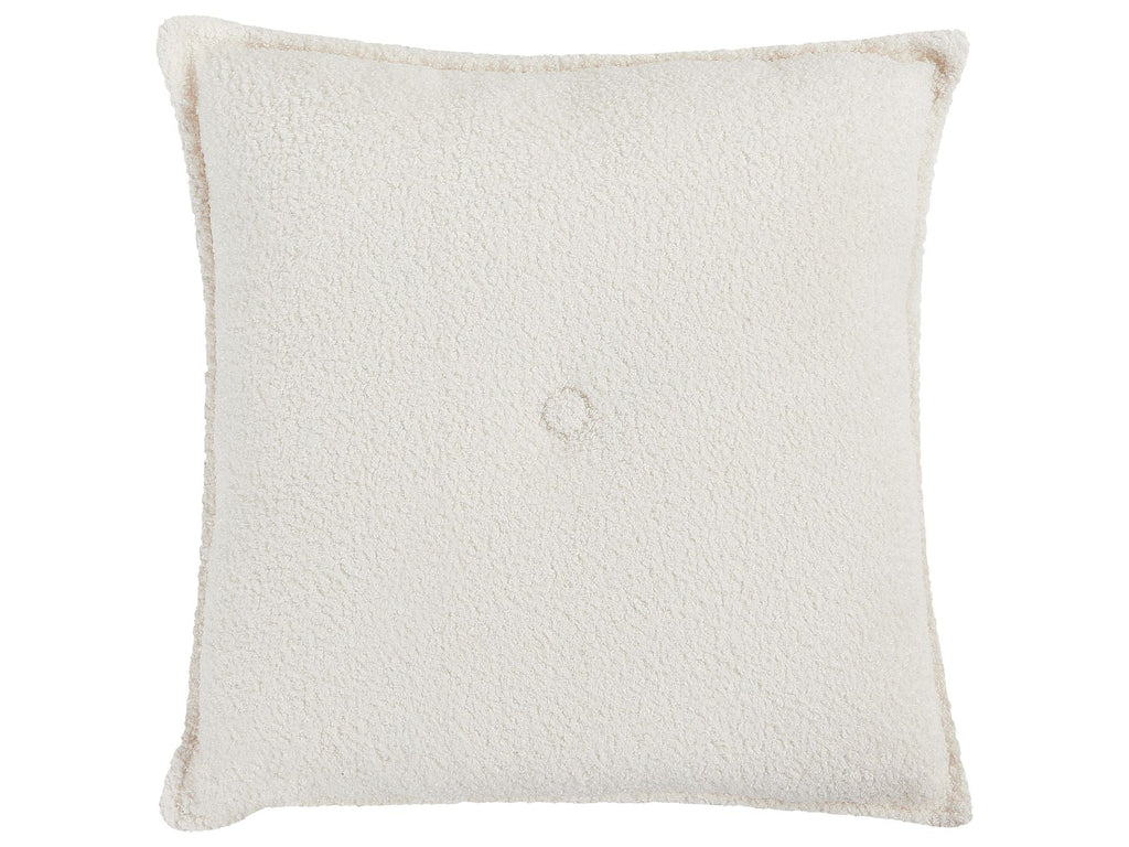 Right Hand Boucle Corner Sofa Off-White DOLVA