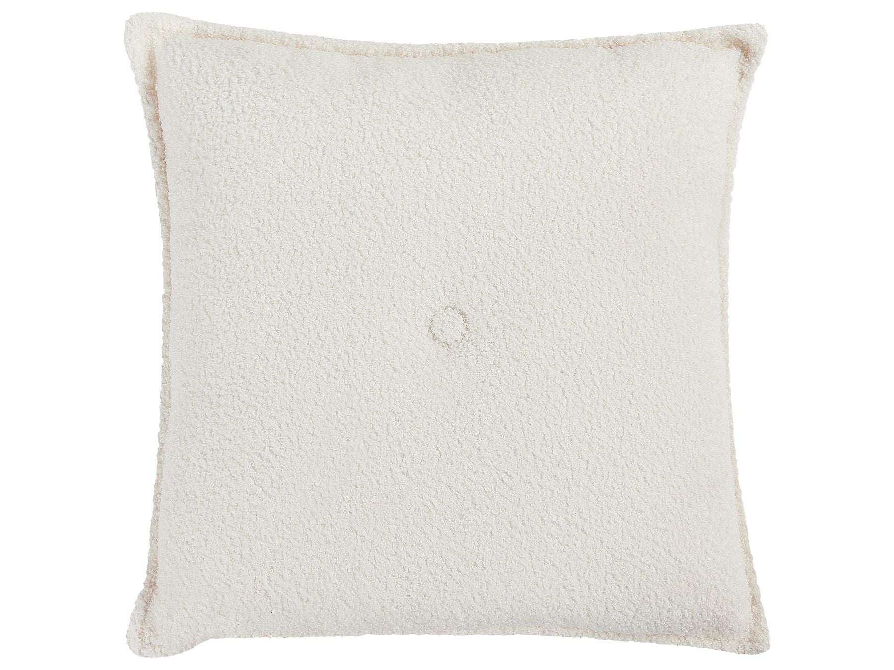 Right Hand Boucle Corner Sofa Off-White DOLVA