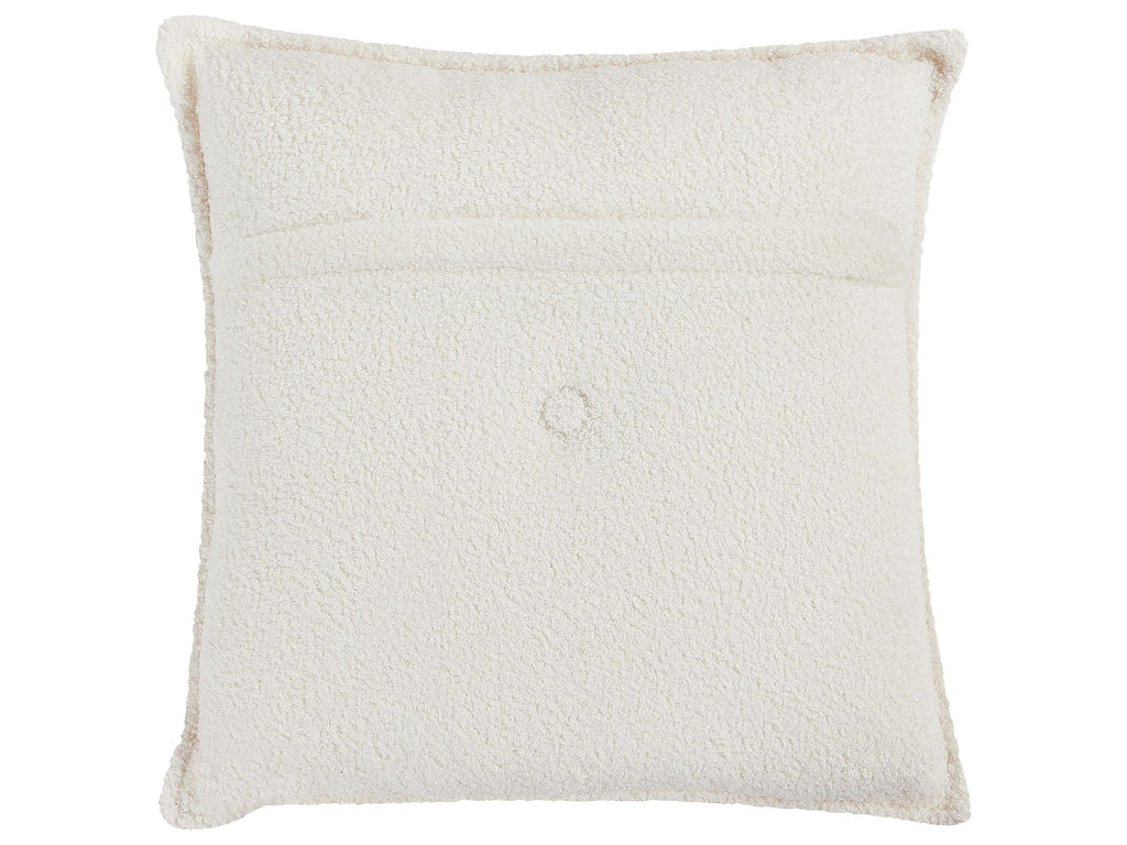 Right Hand Boucle Corner Sofa Off-White DOLVA