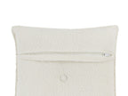 Right Hand Boucle Corner Sofa Off-White DOLVA