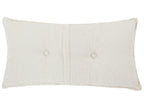 Right Hand Boucle Corner Sofa Off-White DOLVA