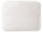 Corner Sofa OSLO Boucle White with Ottoman 5 Seater Right Hand