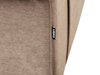 2 Seater Fabric Sofa Light Brown SKIVE