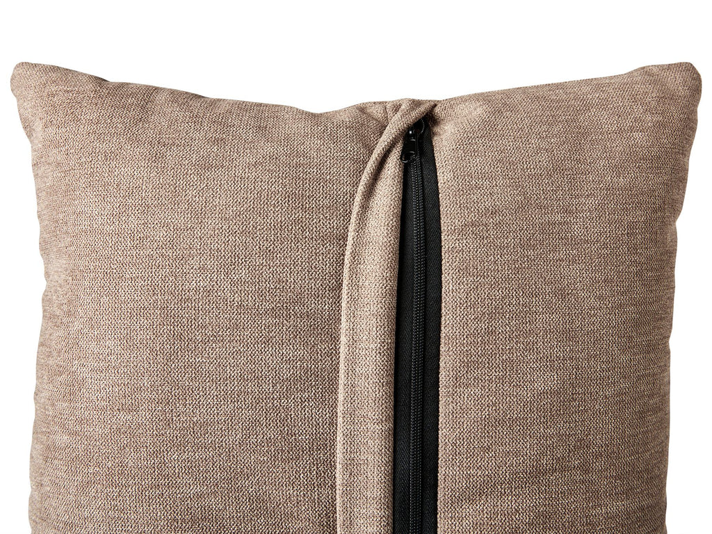 2 Seater Fabric Sofa Light Brown SKIVE