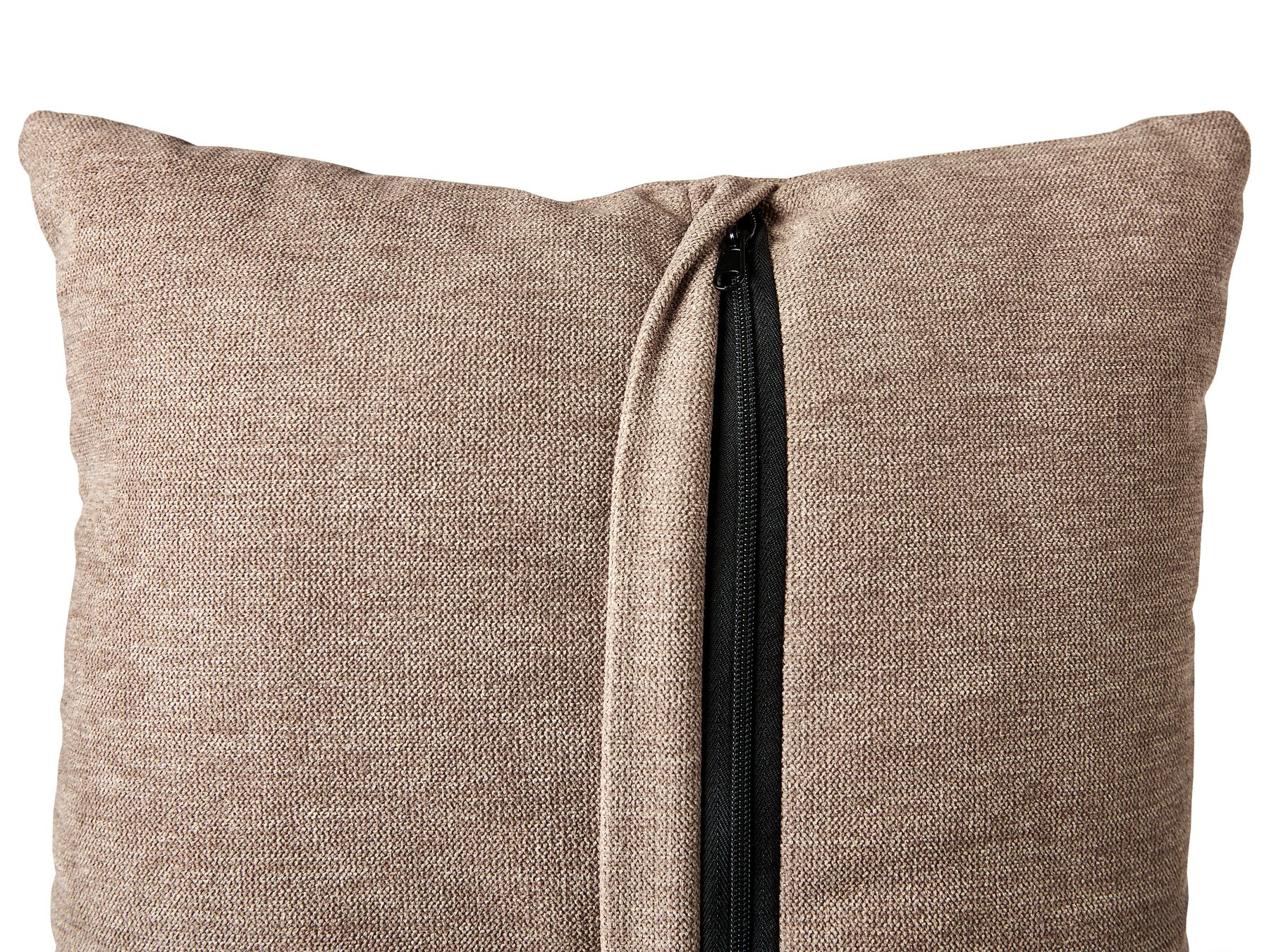 2 Seater Fabric Sofa Light Brown SKIVE