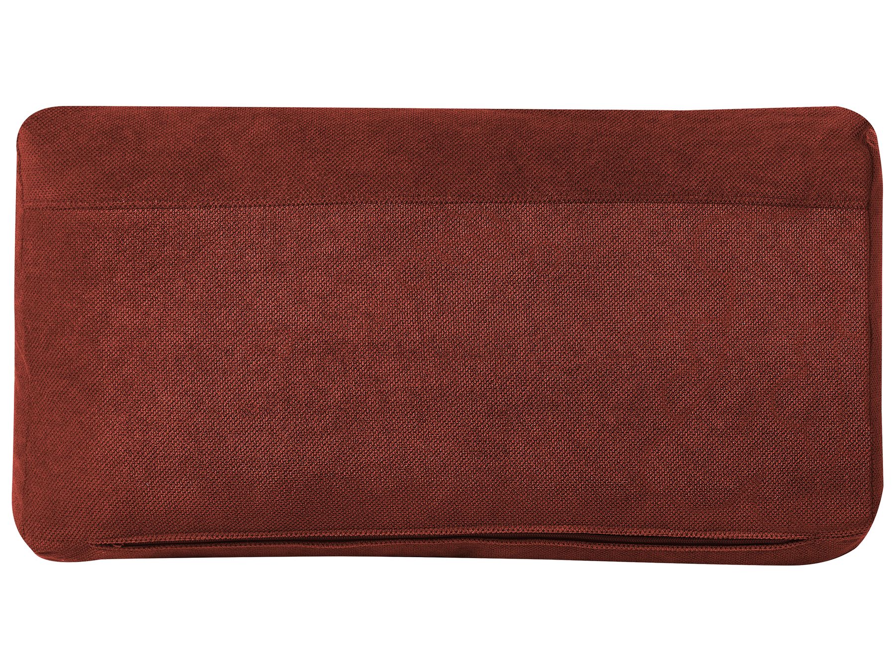 3 Seater Fabric Sofa Red NIVALA