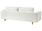 3 Seater Boucle Sofa Off-White NIVALA