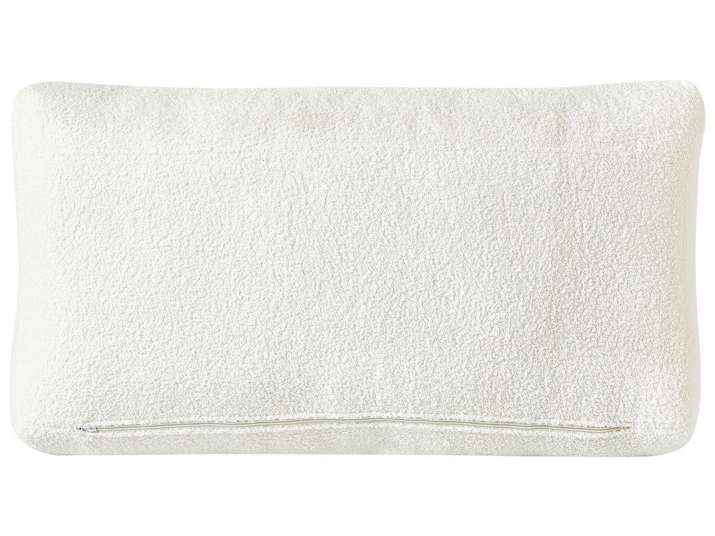 3 Seater Boucle Sofa Off-White NIVALA