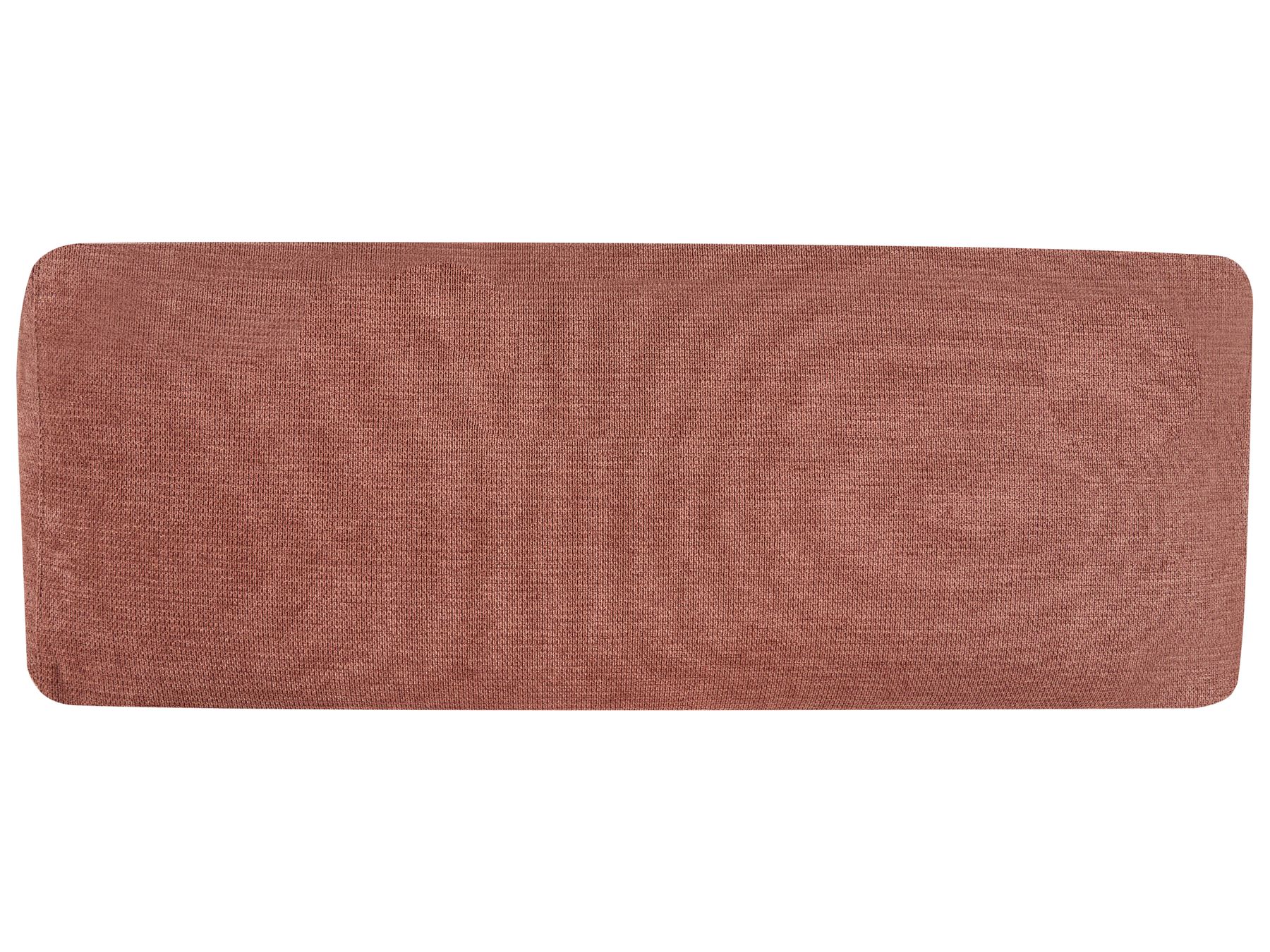 Right Hand Fabric Corner Sofa Red MALOY